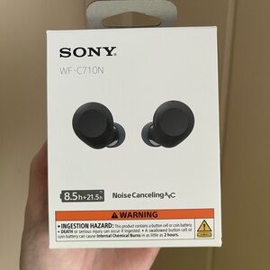 Sony Wireless Noise Canceling Earbuds - Black